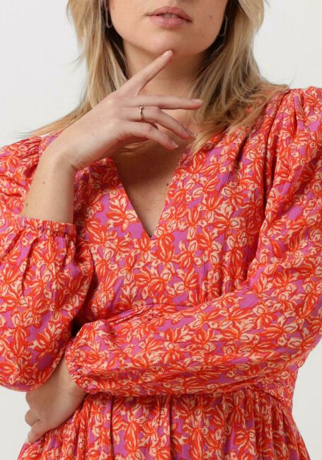 Oranje CIRCLE OF TRUST Mini jurk ELVY DRESS - large