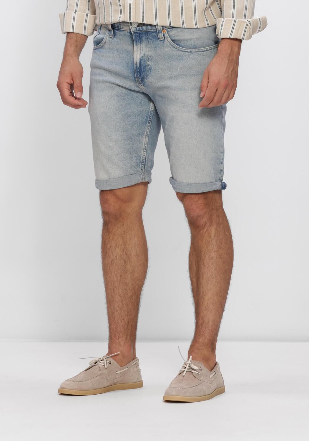 Lichtblauwe TOMMY JEANS Shorts RONNIE SHORT - large