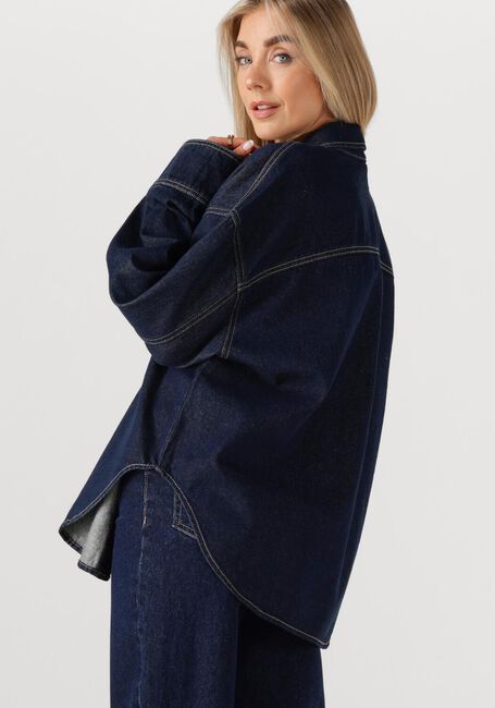 Donkerblauwe EDITED Blouses HALEY DENIM SHIRT - large