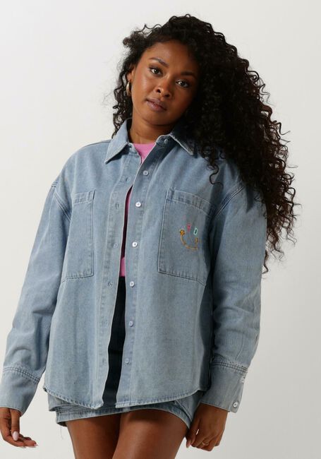Lichtblauwe REFINED DEPARTMENT Blouses GINNY - large