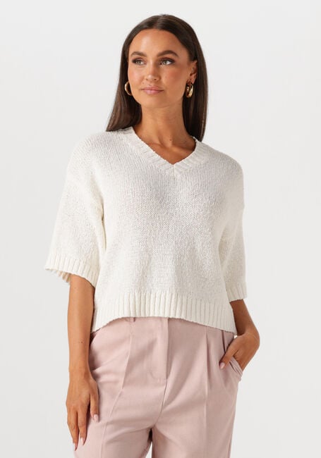 Witte MSCH COPENHAGEN Top MSCHHANNALIE 2 4 V PULLOVER - large