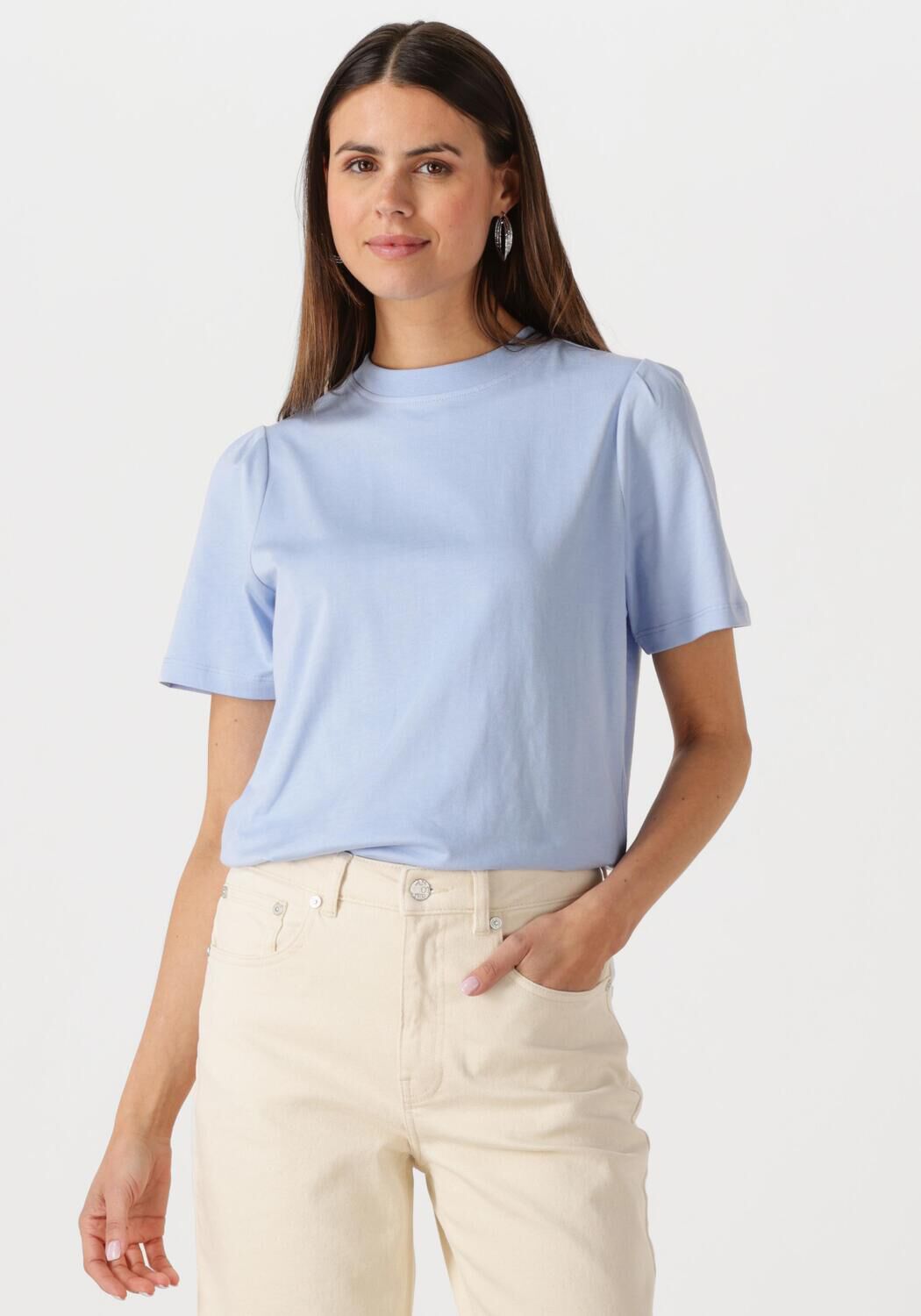 ANOTHER LABEL Dames Tops & T-shirts Gaure T-shirt S s Lichtblauw