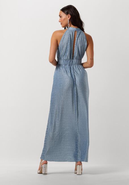 Blauwe Y.A.S. Maxi jurk YASLAFINA HALTERNECK LONG DRESS - large