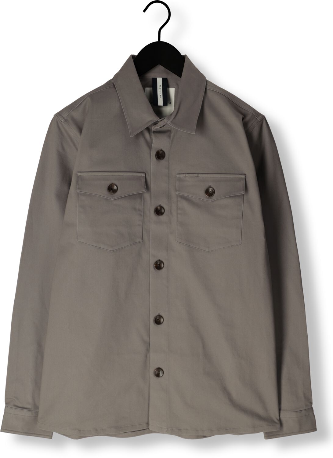 PROFUOMO Heren Overshirts Overshirt Basic Groen