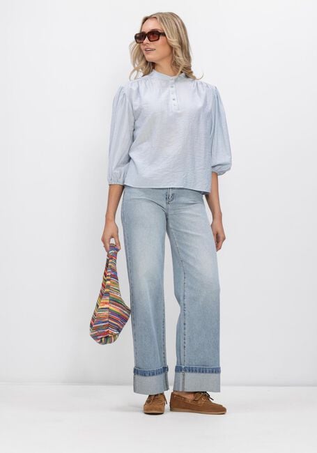 Lichtblauwe MINUS Blouses MSORIANA BLOUSE - large