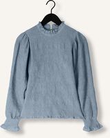 Lichtblauwe ANTIK BATIK Top ANGELIE SMOCK BLOUSE Lichtblauwe ANTIK BATIK Top ANGELIE SMOCK BLOUSE - medium