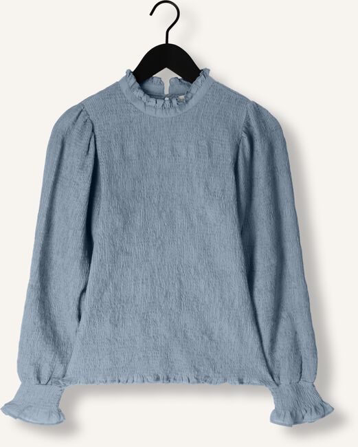 Lichtblauwe ANTIK BATIK Top ANGELIE SMOCK BLOUSE Lichtblauwe ANTIK BATIK Top ANGELIE SMOCK BLOUSE - large