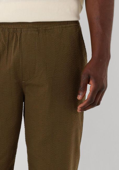 Khaki FORÉT Chino CALM SEERSUCKER PANT - large