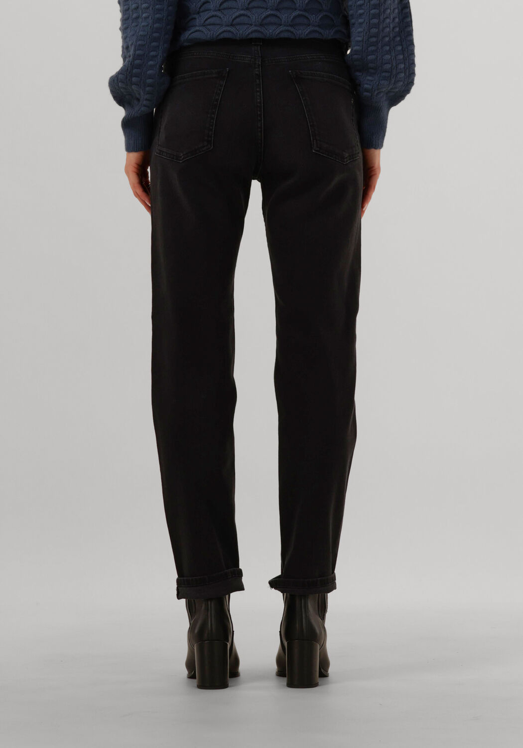 REPLAY Dames Jeans Maijke Straight Pants Zwart