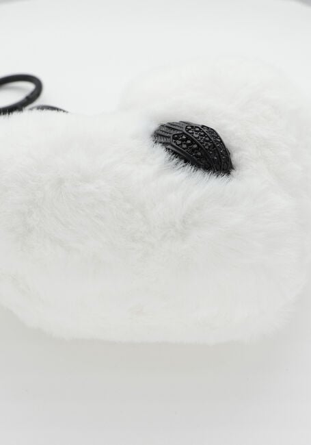 Witte KURT GEIGER LONDON Bag charms HEART F FUR CHARM - large