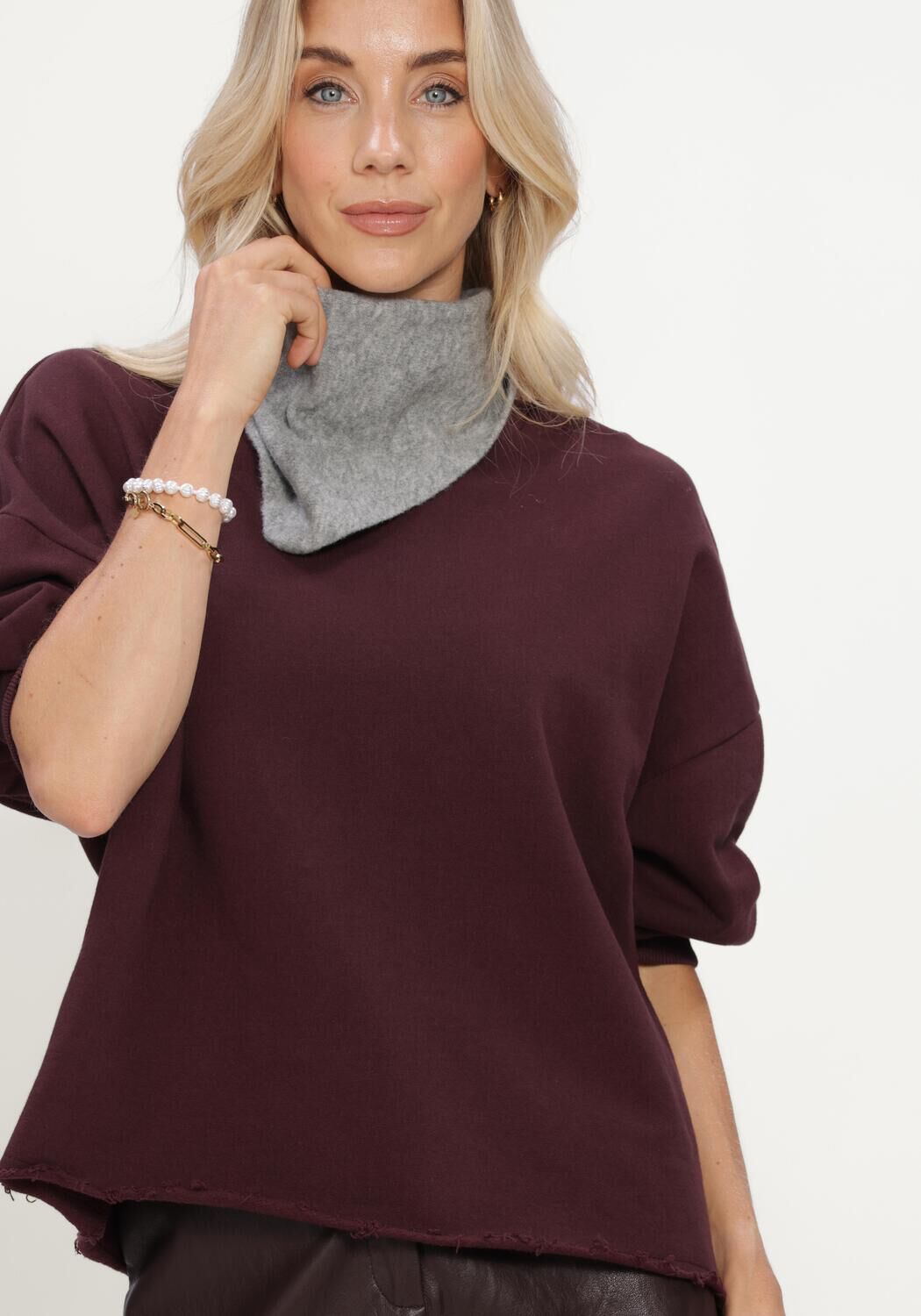 CIRCLE OF TRUST Dames Truien & Vesten Kenzie Sweat Bordeaux