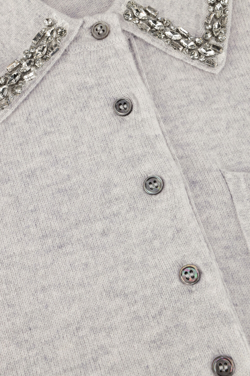 Lichtgrijze JANICE Sweater REBEL - large