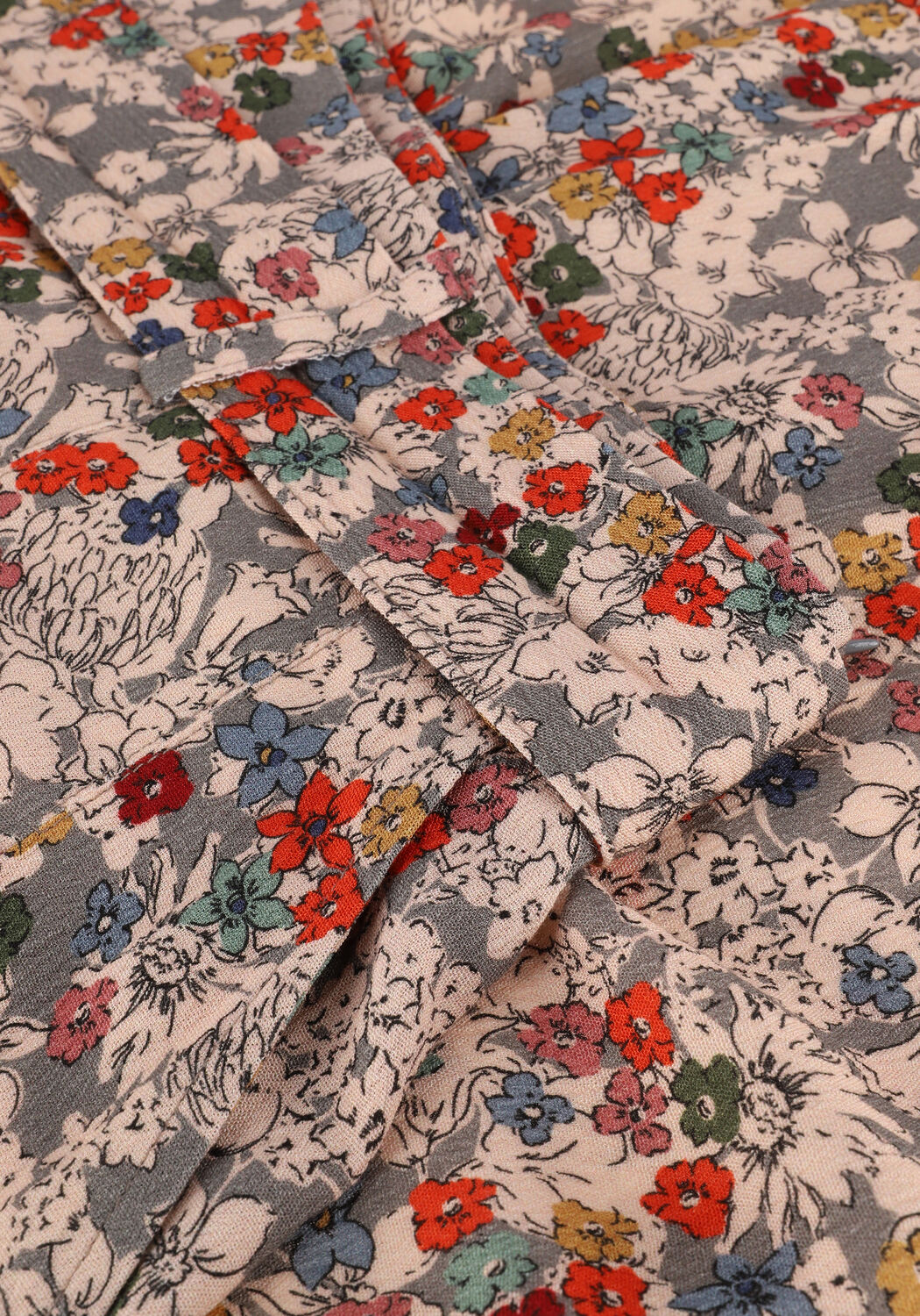 Multi BY-BAR Wijde broek WANDA POPPY GREY PRINT - large