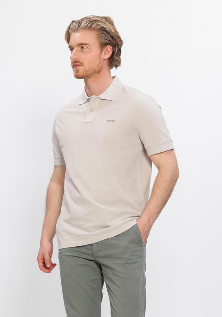 Beige BOSS ORANGE Polo PRIME - large