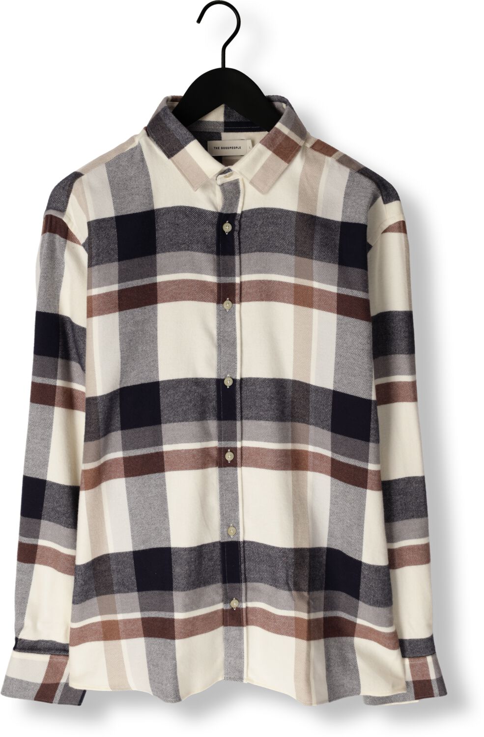 THE GOODPEOPLE Heren Overshirts Sammie Blauw