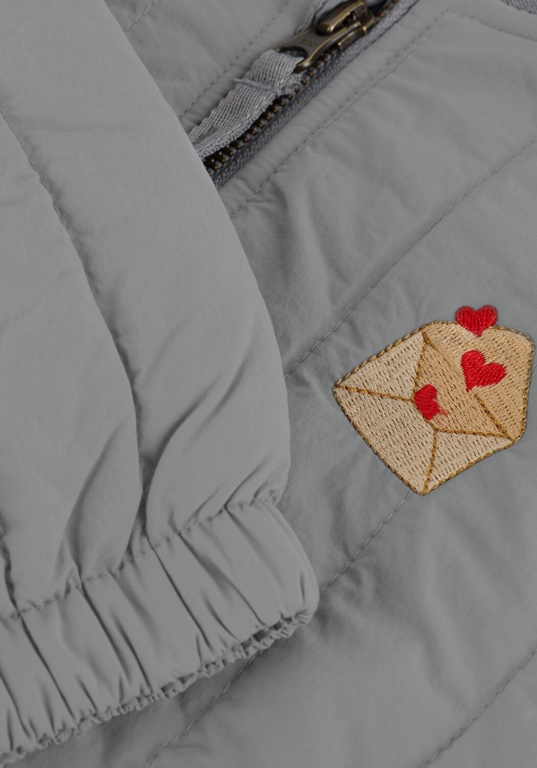 Grijze KONGES SLOJD Jack JUNO BOMBER JACKET - large