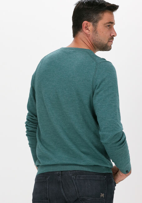 Groene VANGUARD Trui R-NECK COTTON SLUB - large