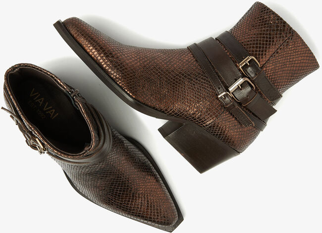 Bruine VIA VAI Enkellaarsjes DO LIVIA - large