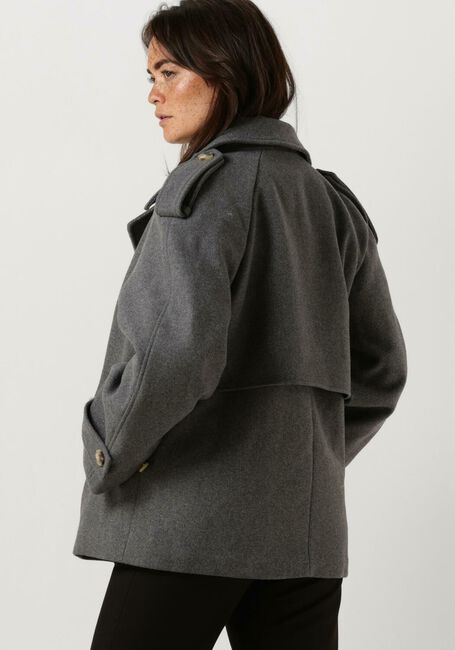 Donkergrijze MODSTRÖM Mantel ESMUNDMD JACKET - large