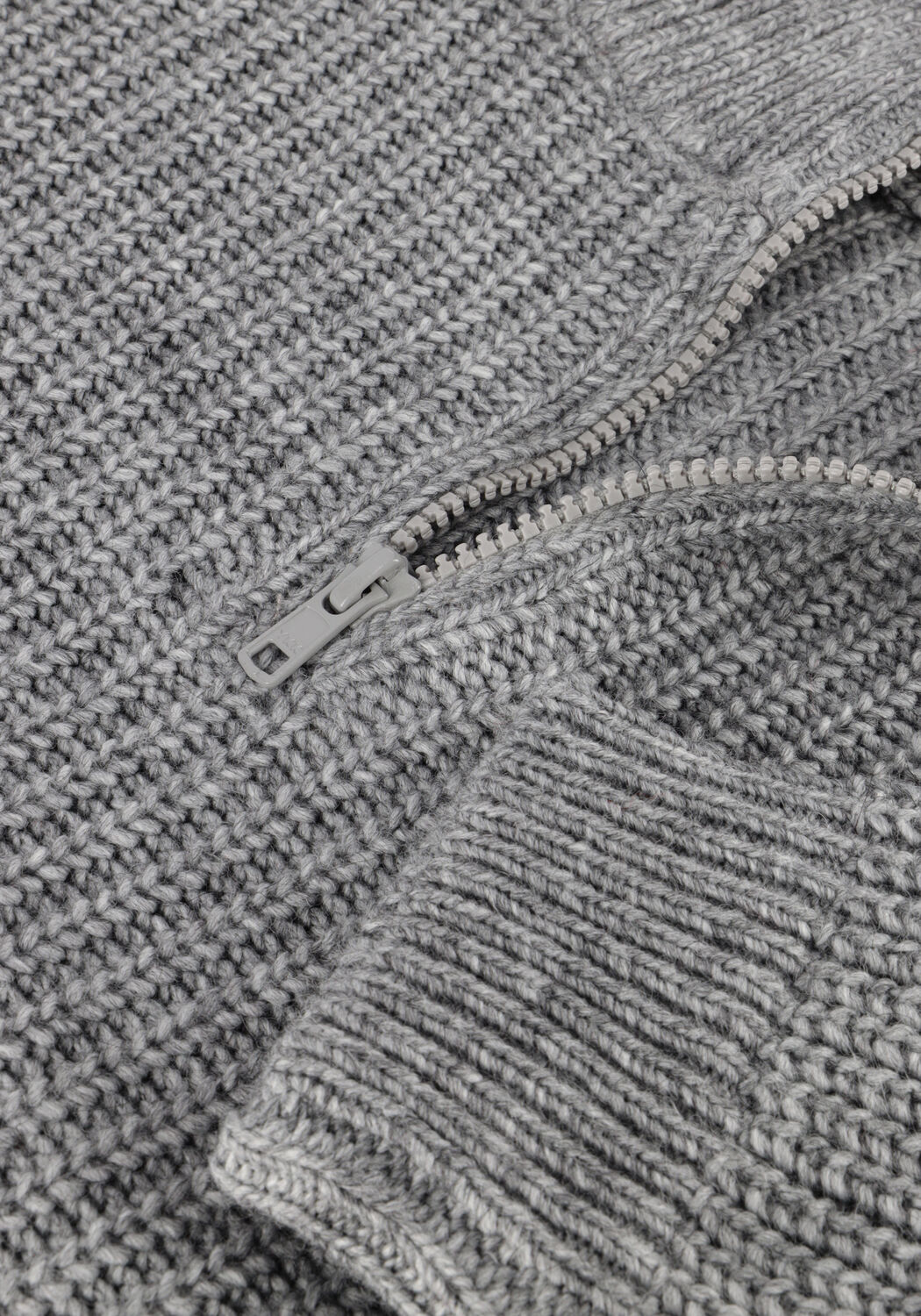 Grijze AMERICAN VINTAGE Trui CRASHWAY HALF ZIP H - large