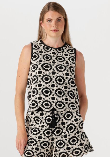Witte SUMMUM Top BOXT TOP CROCHET JERSEY - large
