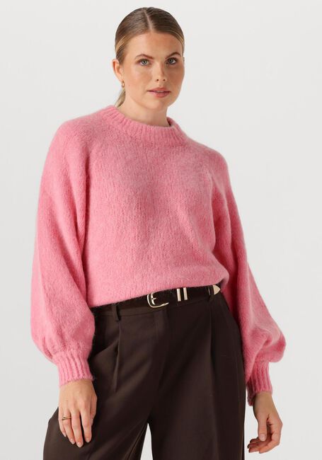 Roze OMODA ATELIER Trui OM-FAMILY LONG KNIT - large