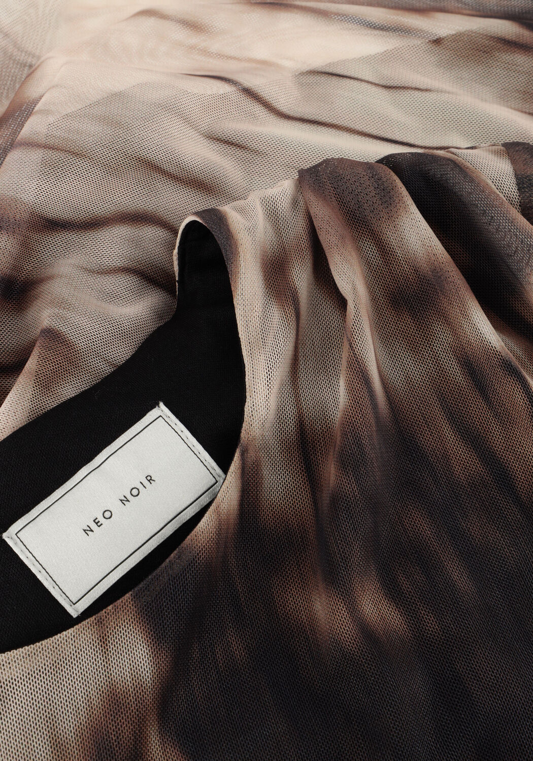 Multi NEO NOIR Blouses LENIDA FADED MESH BLOUSE - large