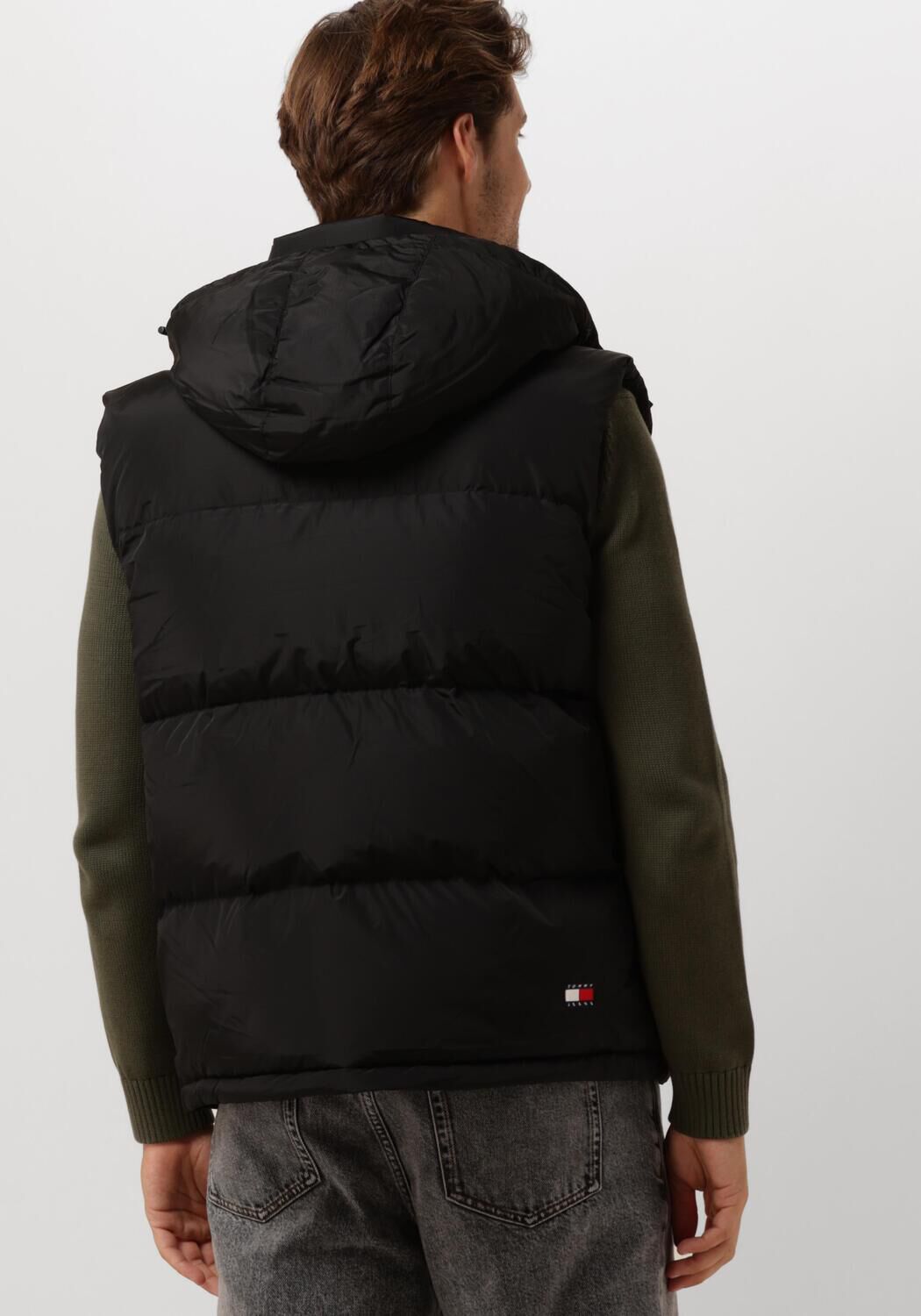 TOMMY JEANS Heren Jassen Tjm Alaska Vest Zwart