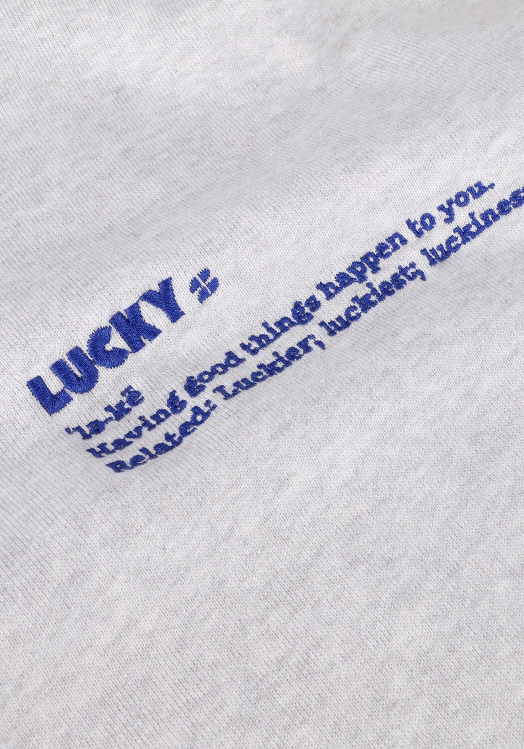 Lichtgrijze BY-BAR Sweater BIBI HEAVY SWEATER - large