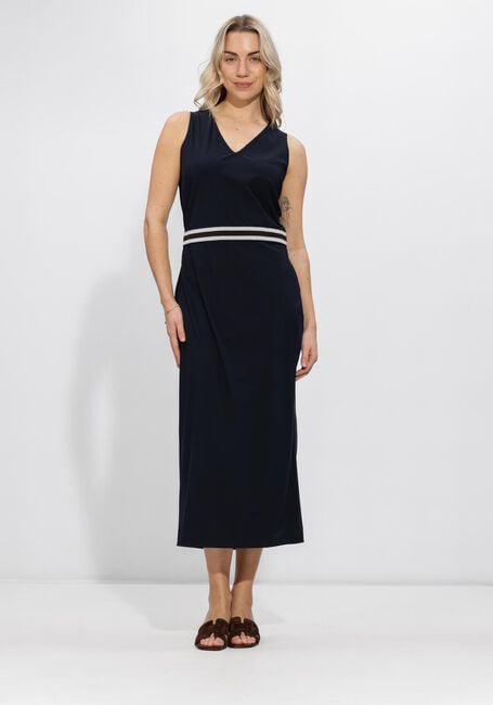 Donkerblauwe STUDIO ANNELOES Maxi jurk Tirza tape dress - large