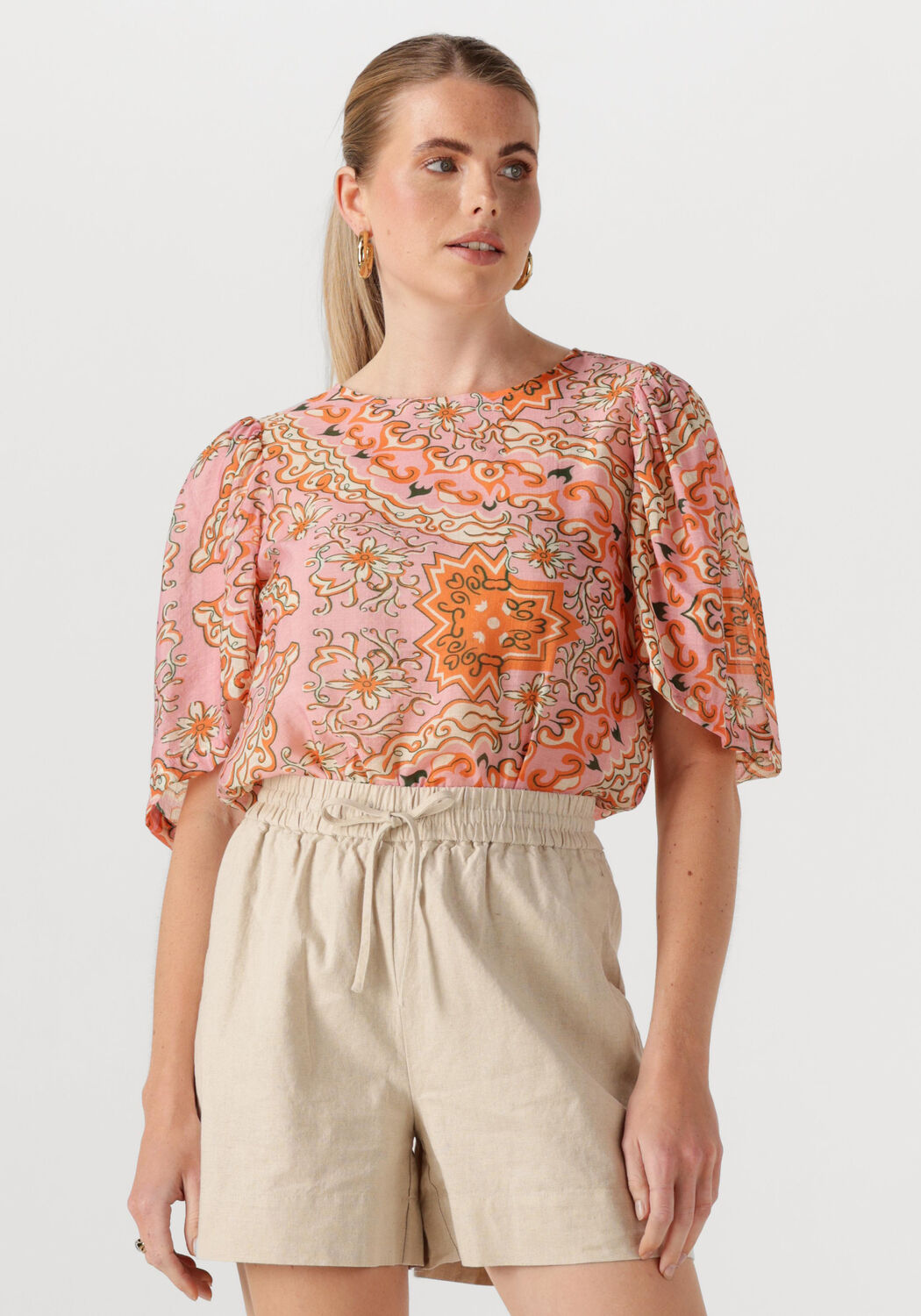 OBJECT Dames Tops & T-shirts Objholly S s Re Top 138 Multi