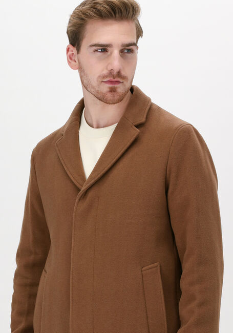 Camel SELECTED HOMME Mantel HAGEN W COAT B DARK - large