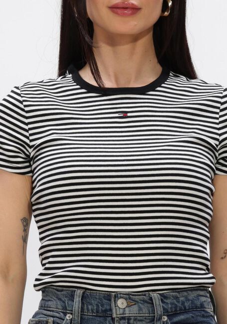 Multi TOMMY JEANS T-shirt TJW SLIM ESSENTIAL RIB SS EXT - large