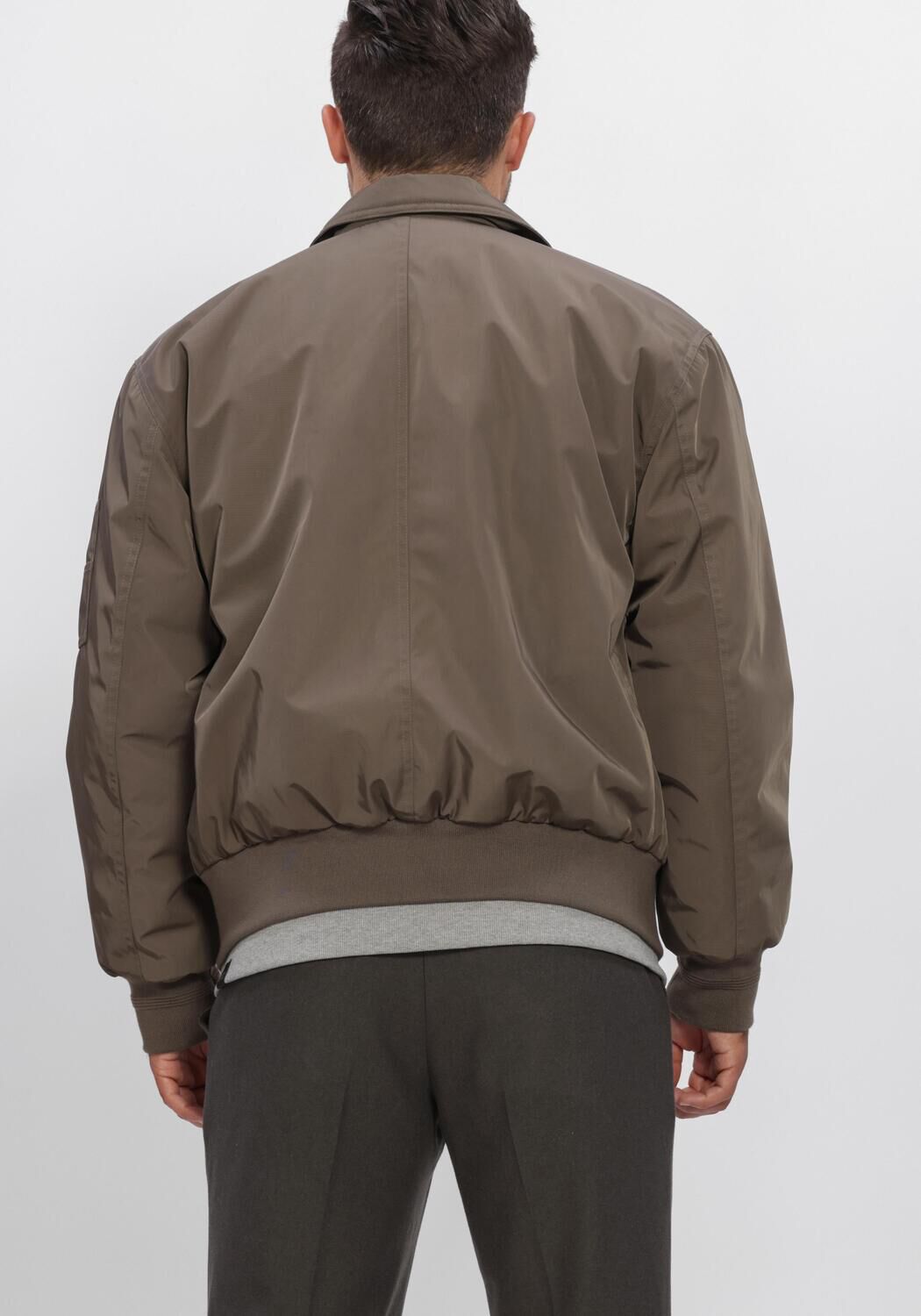 BUTCHER OF BLUE Heren Jassen Carlos Loose Flight Bomber Taupe