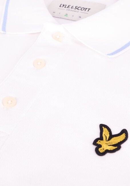 Witte LYLE & SCOTT Polo TIPPED POLO SHIRT - large