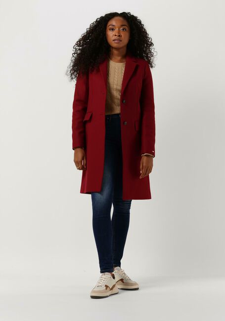 Camel TOMMY HILFIGER Trui SOFTWOOL CABLE C-NK SWEATER - large