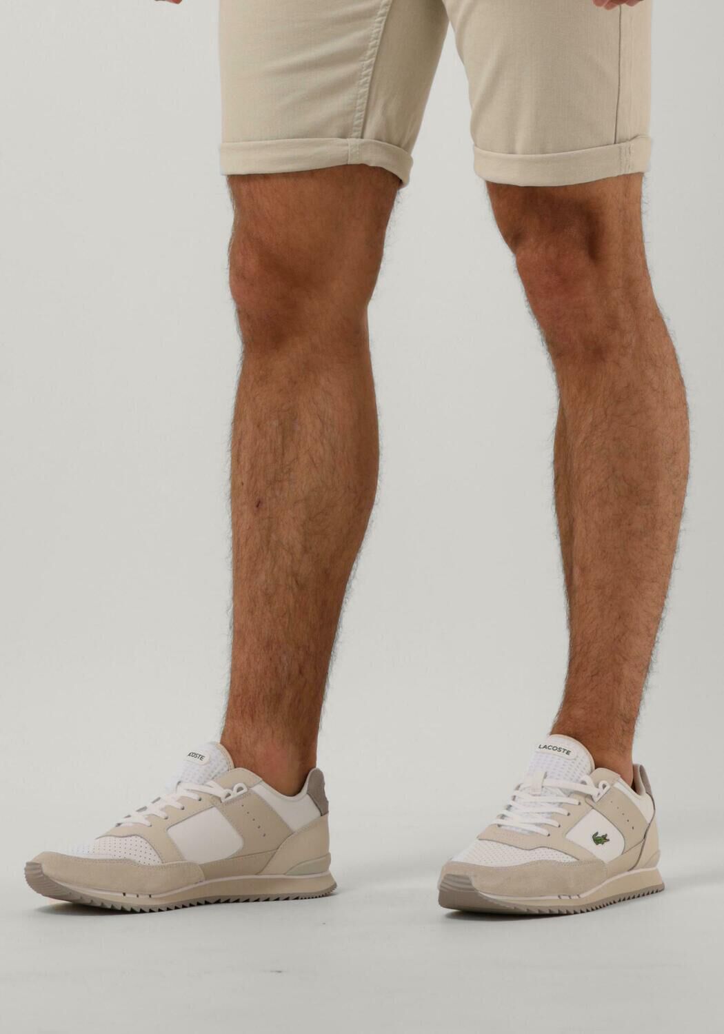 Witte LACOSTE Lage sneakers PARTNER PISTE - large