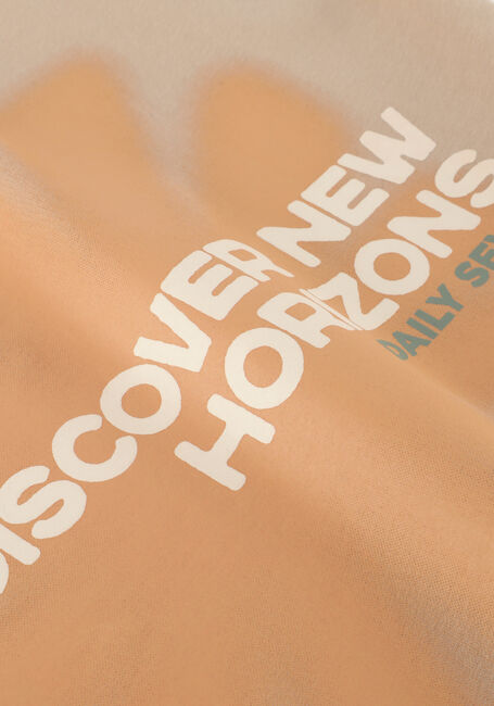 Beige DAILY7 T-shirt T-SHIRT BACKPRINT - large