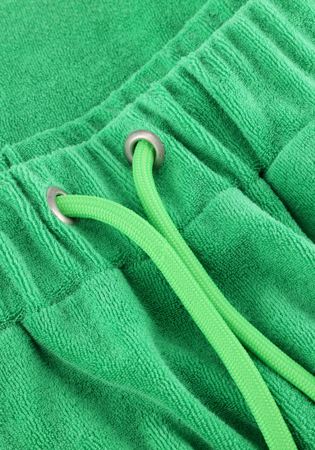 Groene POM AMSTERDAM Korte broek SHORTS TERRY PALM GREEN - large