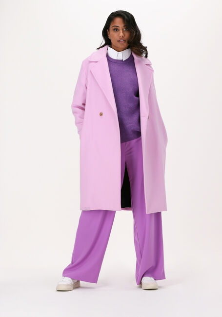 Roze TOMMY HILFIGER Mantel WOOL BLEND DB BELTED COAT - large