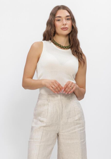 Beige SELECTED WOMEN Top SLFMOON SUS SL KNIT TOP - large