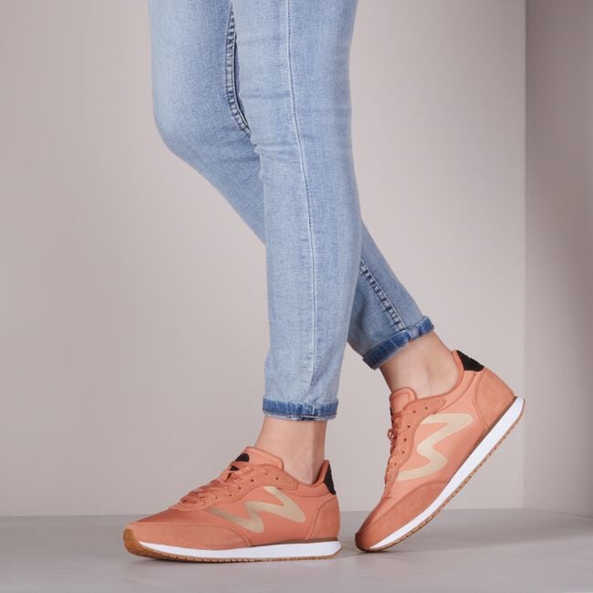 Oranje WODEN Lage sneakers OLIVIA METALLIC - large