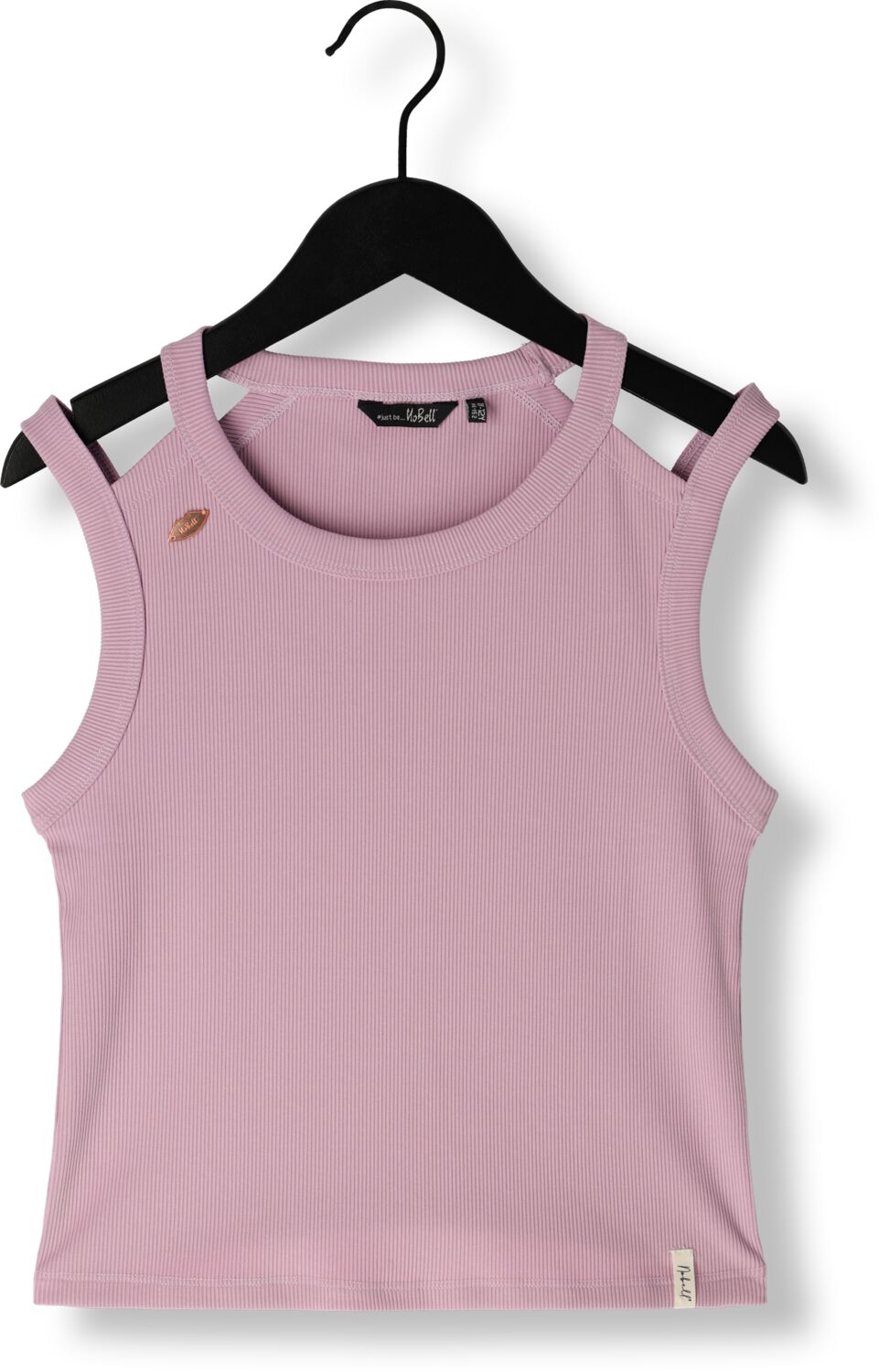 NOBELL Meisjes Tops & T-shirts Kandy Rib Singlet With Open Shoulder Roze