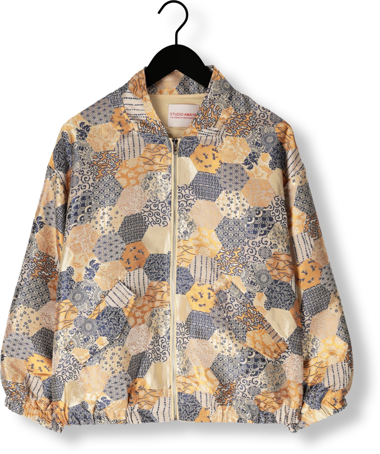 STUDIO AMAYA Dames Jassen Mae Bomber Multi