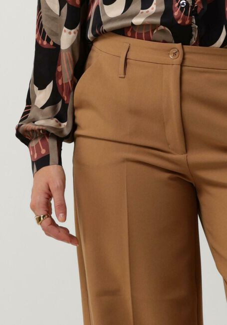 Bruine SUMMUM Wijde broek TROUSERS WIDE LEGS FOAM UNI - large