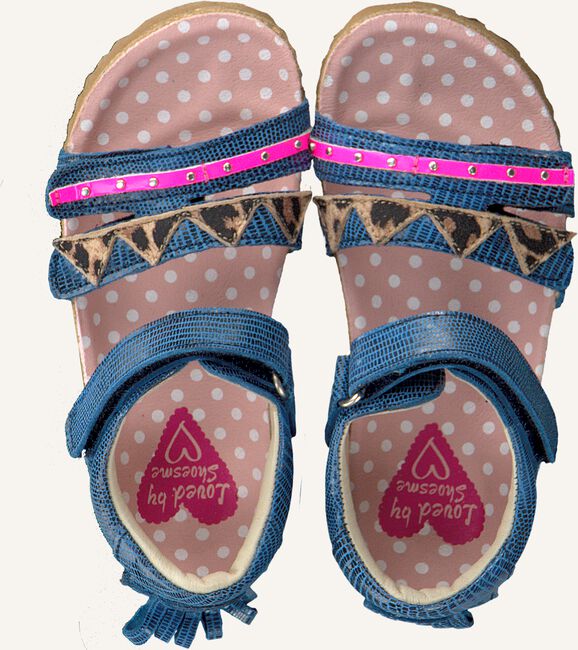 Blauwe SHOESME Platte sandalen BI20S080 Blauwe SHOESME Platte sandalen BI20S080 - large