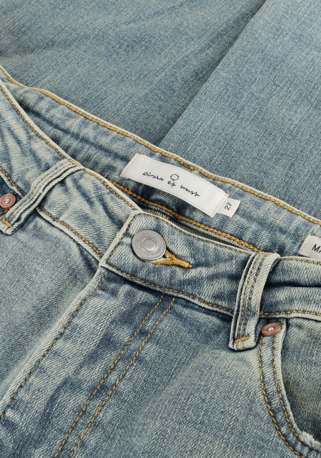 Blauwe CIRCLE OF TRUST Wide jeans MARLOW DNM - large