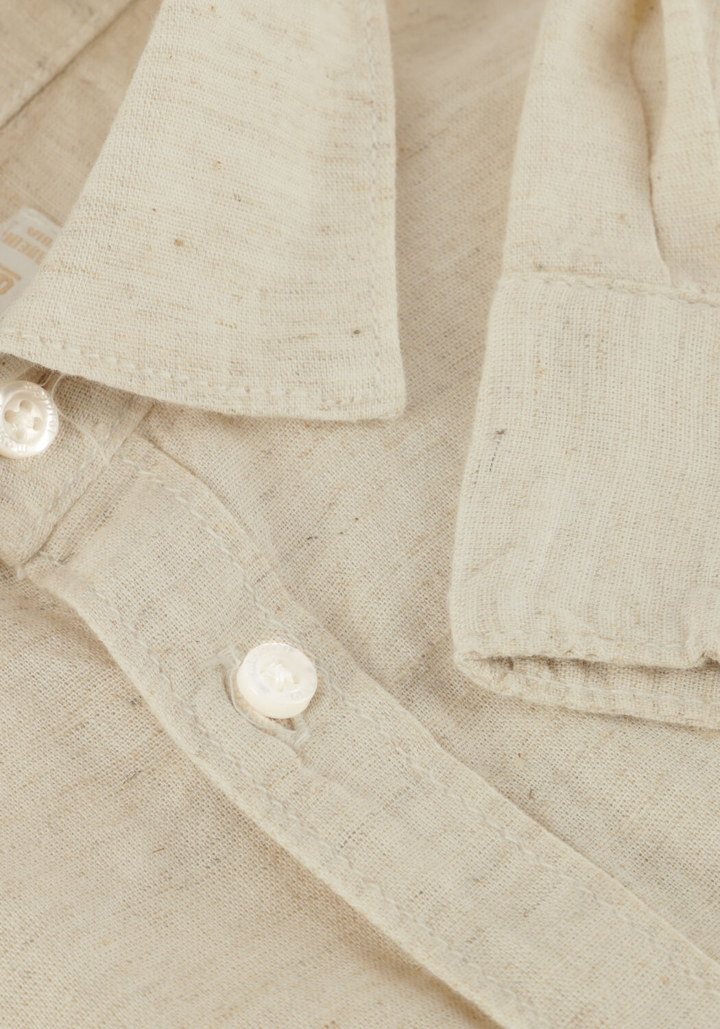 Beige MAYORAL Casual overhemd L/S LINEN SHIRT - large