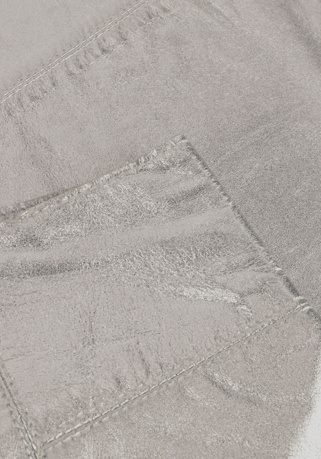 Zilveren SELECTED WOMEN Minirok SLFNEW IBI SKIRT METALLIC - large