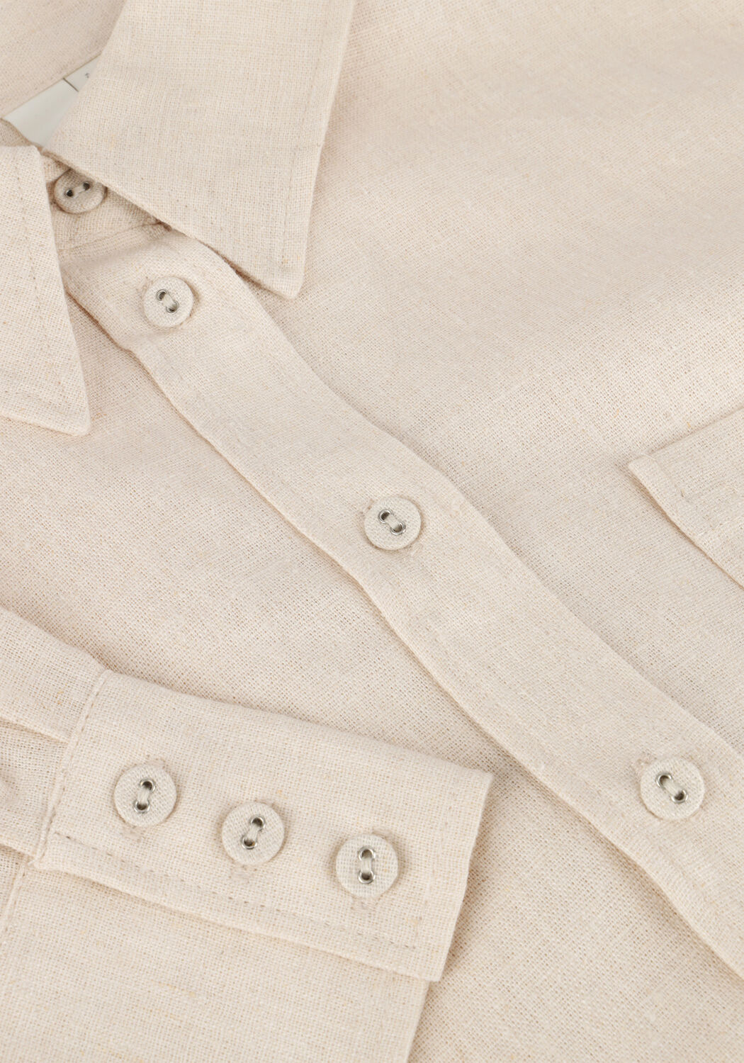 Witte Y.A.S. Blouses YASFLAXY LS LINEN SHIRT NOOS - large